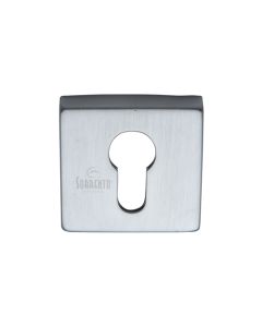 Sorrento SC-SQ5004-SC Concealed Square Euro Escutcheon Satin Chrome finish