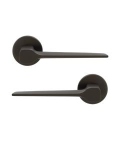 Manital Designer SONICA Lever Door Handle on Round Rose Anthracite SC5ANT