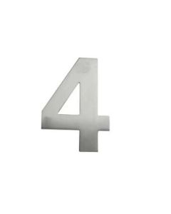 Frelan Concealed Fixing Numerals 150mm JNSS-4 Satin Stainless Steel