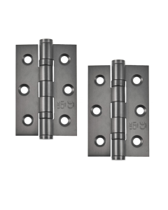 STEELWORKS Grade 7 Ball Bearing Fire Rated Hinges 76mm x 50mm x 2mm -Dark Bronze