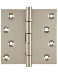 Simonswerk P1560 Ball Race Brass Butt Projection Hinges 100mm x 100mm c/w Screws Pearl Nickel