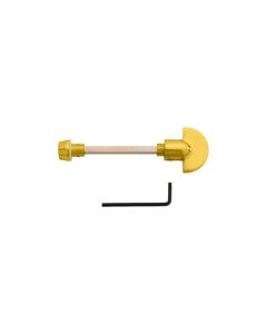 Carlisle Brass SP104L Turn & Release For Bathroom (4.9 X 80mm Longer Spindle) Polished Brass