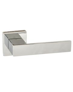 Senza Pari Panetti Designer Lever on Flush Square Rose - Polished Chrome SP217CP
