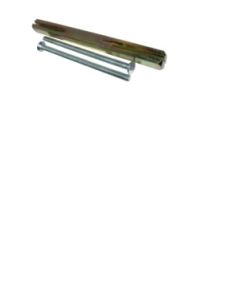 Sorrento 5M-0087-17 Spindle & Fixings 8mm Kit for 60mm Doors Zinc