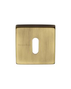 Heritage Brass SQ5002-AT Key Escutcheon Square Antique finish