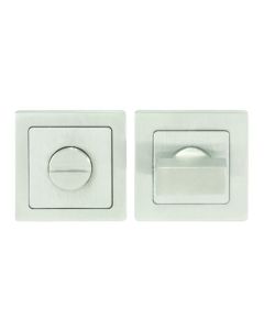Eurospec SST1415SSS Turn & Release On Concealed Fix Square Rose (52 X 8mm) Satin Stainless Steel