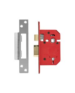 Union J22Wcs Stong Bolt Bathroom Lock Satin Stainless Finish 64mm