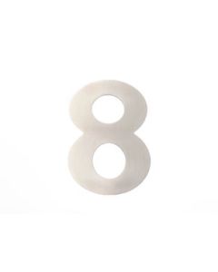 Frelan Concealed Fixing Numerals 150mm JNSS-8 Satin Stainless Steel