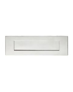 Eurospec SWE1036S/BSS 257X80X3mm G316 Letter Plate Bright (S) 220mm C/C Bolt Bright Stainless Steel