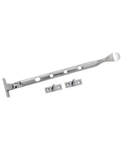 Acre & Clutton Spoon-End Window Casement Stay 254mm - Polished Chrome