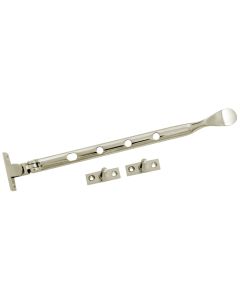 Acre & Clutton Spoon-End Window Casement Stay 254mm - Polished Nickel