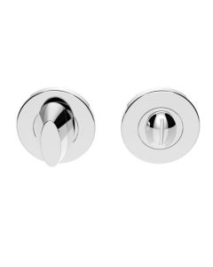 SZC004CP Serozzetta Turn & Release On Concealed Fix Push On Round Rose (4.9 X 70mm Spindle)   Polished Chrome