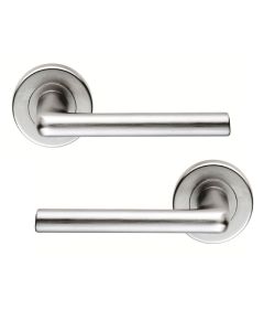 SZC010SC Serozzetta Uno Lever On Concealed Fix Push On Round Rose Satin Chrome