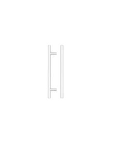 Zoo Hardware T Bar Cabinet handle 128mm CTC, 188mm Total length Matt White TDFPT-128-188MW