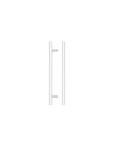 Zoo Hardware T Bar Cabinet handle 160mm CTC, 220mm Total length Matt White TDFPT-160-220MW