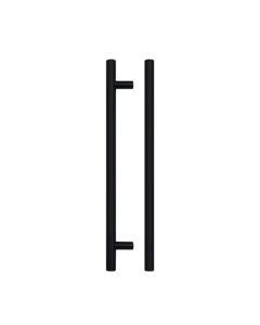 Zoo Hardware TDFPT-192-252MB T Bar Cabinet handle 192mm CTC, 252mm Total length Matt Black Finish