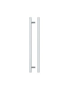 Zoo Hardware TDFPT-224-284CP T Bar Cabinet handle 224mm CTC, 284mm Total length Polished Chrome Finish