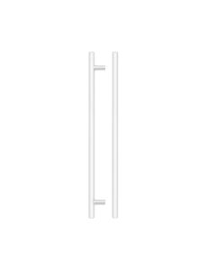 Zoo Hardware T Bar Cabinet handle 256mm CTC, 316mm Total length Matt White TDFPT-256-316MW