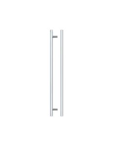Zoo Hardware TDFPT-288-348CP T Bar Cabinet handle 288mm CTC, 348mm Total length Polished Chrome Finish
