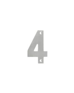 Frelan Screwfix Numeral 100mm JSS-4 Satin Stainless Steel