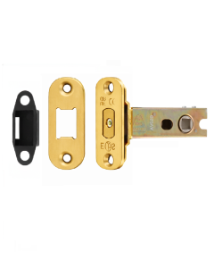 Heavy Duty Deadbolt 76mm - 8mm Follower - Radius Stainless Brass TLD5830PVD/R Eurospec