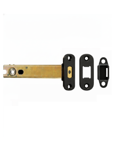 Heavy Duty Deadbolt 102mm - 8mm Follower - Radius Matt Black TLD5840MB/R Eurospec