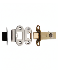 Heavy Duty Tubular Latch 64mm - 8mm Follower - Radius Polished Stainless Steel TLS5025BSS/R Eurospec