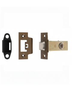 Heavy Duty Tubular Latch 64mm - 8mm Follower - Square Matt Bronze TLS5025MBRZ Eurospec