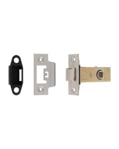 Architectural Heavy Duty Tubular Latch Square 64mm with 45mm Backset Bright Stainless Steel TLS5025BSS by Eurospec