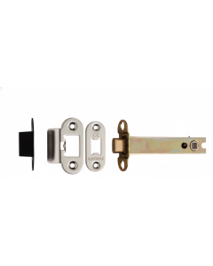 Heavy Duty Tubular Latch 127mm - 8mm Follower - Radius Polished Stainless Steel TLS5050BSS/R Eurospec