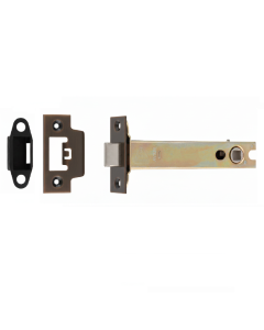 Heavy Duty Tubular Latch 127mm - 8mm Follower - Square Matt Bronze TLS5050MBRZ Eurospec