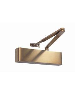 Rutland TS.9205 Door Closer, DABC c/w Semi-Radius Cover, Flatbar Armset Light Bronze