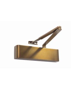 Rutland TS.9205 Door Closer, DABC c/w Semi-Radius Cover, Flatbar Armset Weathered Bronze