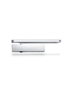 GEZE TS5000L Size EN 2-6 Complete Overhead door closer with guide rail, for opposite Hinge side  Push side Silver
