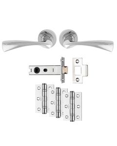 Carlisle Brass UDP007CP/INTB Sintra Latch Pack - Ultimate Door Pack Polished Chrome