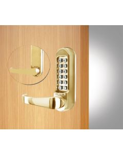 CODELOCKS 500 Mechanical Digital Locks 500 series Front & Back Plate Only PVD Polished Brass