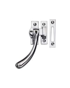 Window Fastener Lockable Polished Chrome