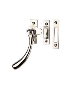 Heritage Brass Lockable Casement Window Fastener Ball Design  Polished Nickel Finish V1008L MP/HP-PNF