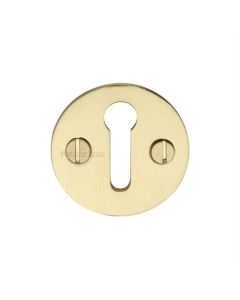 Heritage Brass V1010-SB Keyhole Escutcheon Satin Brass finish