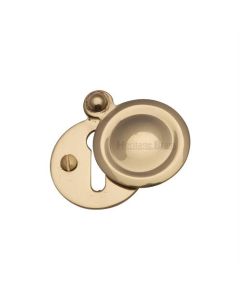 Heritage Brass V1020-PB Covered Keyhole Round Polished Brass finish