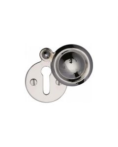 Heritage Brass V1020-PNF Covered Keyhole Round Polished Nickel finish