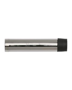 Heritage Brass V1081 64-PNF Cylindrical Door Stop Without Rose 64mm Polished Nickel Finish