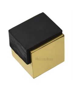 Heritage Brass V1082-PB Door Stop Square Floor Mounted Design Polished Brass Finish