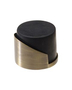 Heritage Brass Square-Round Mounted Door Stop Antique Brass finish V1087-AT