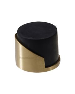 Heritage Brass Square-Round Mounted Door Stop Satin Brass finish V1087-SB