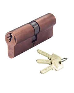 Zoo Hardware Vier V10 Euro Double Cylinder 70mm Master Keyed Bronze V10EP70DBRMK