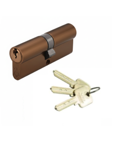 Zoo Hardware Vier V10 Euro Double Cylinder 80mm Master Keyed Bronze V10EP80DBRMK