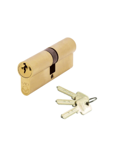 Zoo Hardware Vier V10 Euro Double Cylinder 90mm Master Keyed Satin V10EP90DSBMK