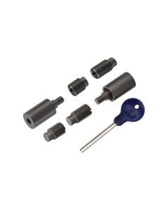Heritage Brass Sash Window Stop (pair) with key Matt Bronze V1108-MB