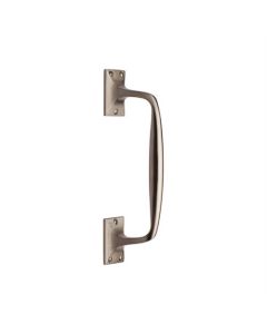 Heritage Brass V1150 253-SN Door Pull Handle Cranked Design 10 Satin Nickel Finish